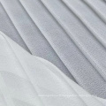 100% Polyester Woven White Chiffon Crepe Pleated Fabric